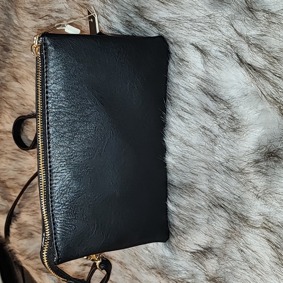 Isabelle Vegan Leather Multi Compartment Crossbody Bag 8 by 5 inches - Picture 8 of 11